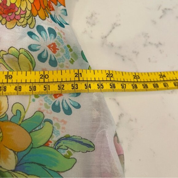 Johnny Was Dreamer Floral Multicolor Maxi Dress Womens Size Small - Picture 13 of 14